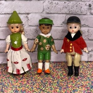 Madame Alexander Dolls Lot of 3 McDonald's Equestrian Soccer Player Gretel